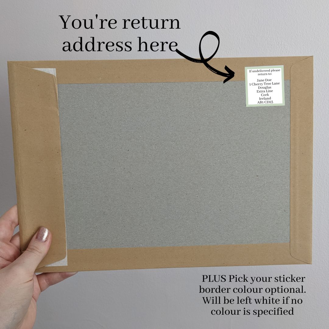 Return Address Stickers - Square