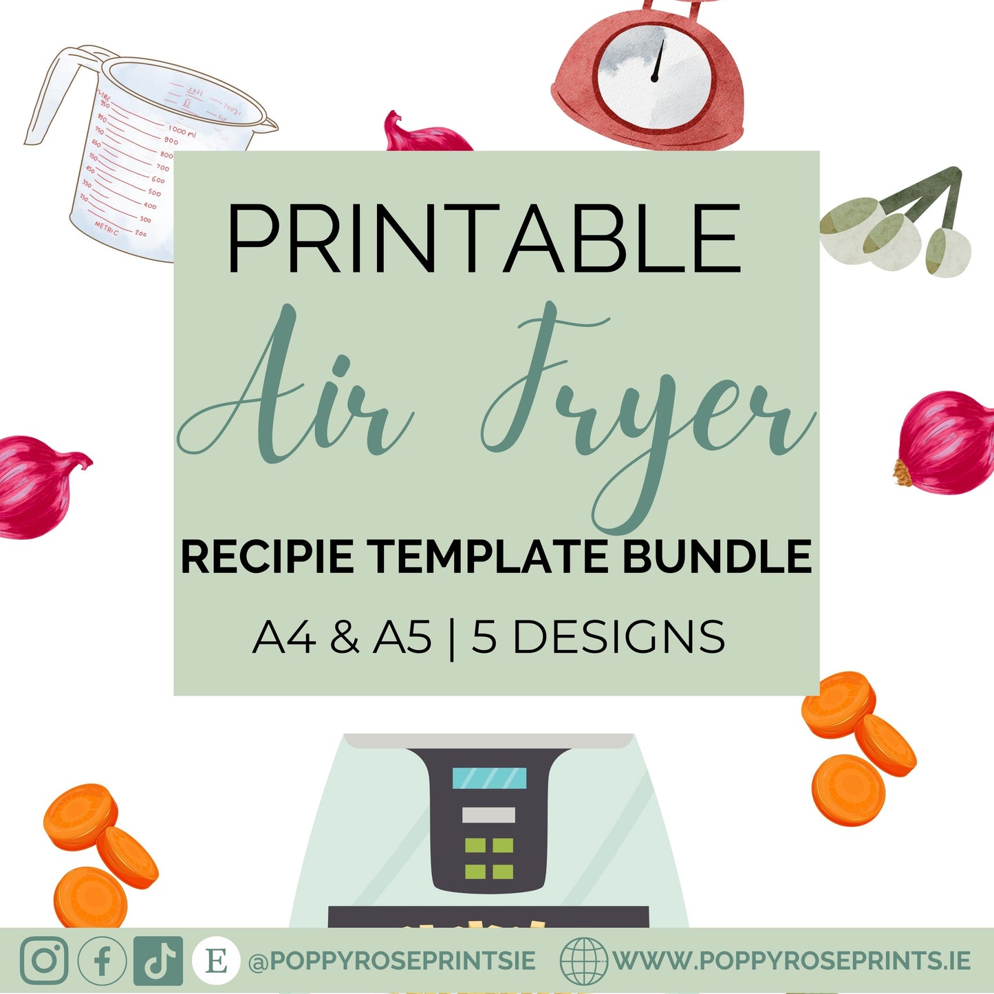 Air Fryer Recipe Book - Digital Download PDF