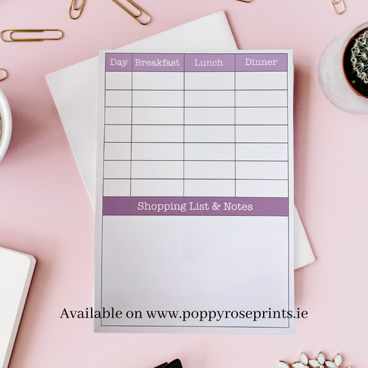 A5 Weekly Planner Notepad