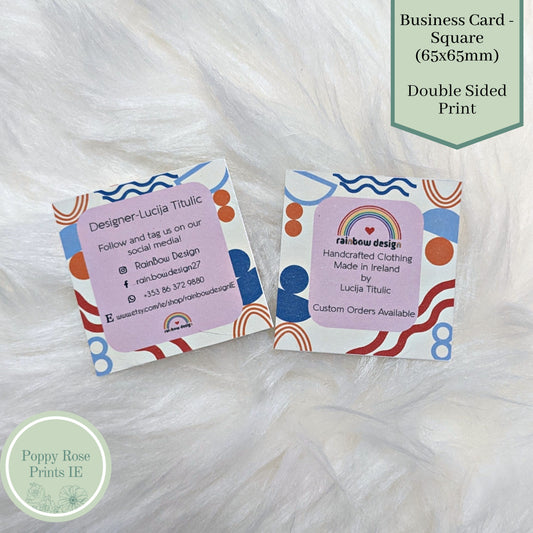 Business Card - Square (65x65mm)