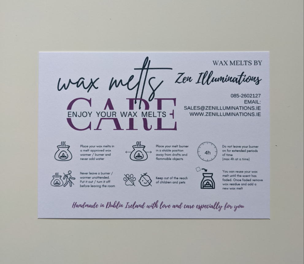 Business Card - Care Card - 105x148mm | (A6)